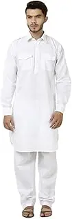 [Royal Kurta] Big Boy's Kid's Cotton Blend Pathani Suit Set