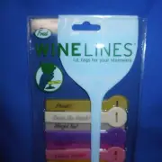 NEW Wine Lines I.D. Tags for Stemware from FRED