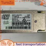 QSFP-40G-ER4 Cisco 40G QSFP+ 40GBASE-ER4 1550nm 40km LC SMF Transceiver #S-19