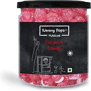 Tummy Pops | Coconut Candy Chocolates Pack | Nariyal Popping Candy Toffee - 300 GM Jar