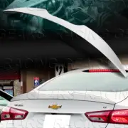 W-POWER PEARL WHITE V-STYLE REAR TRUNK LID SPOILER WING FIT 16-24 CHEVY MALIBU