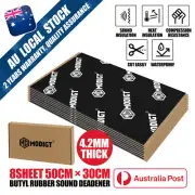 8 x Butyl Rubber Sound Deadener noise Proofing Truck Vibration Mat For Mini (for: Mini)