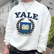 Yale Men's Streetwear Casual Sweatshirts