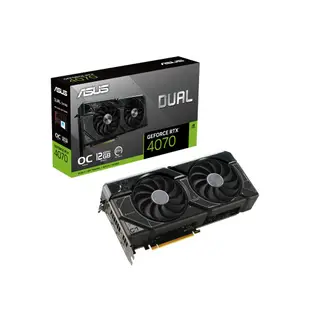 【福利品】ASUS 華碩 DUAL RTX4070 O12G 顯示卡 超頻版 8pin 長26.9cm 易飛電腦