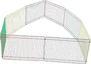 8pcs Pieces Hamster Enclosure Puppy Fence Indoor Bunny Toys Hamster Play Guinea Pig Playpen Playpens Small Animal Doggy Playpen Indoor Puppy Cages Rabbit Playpen Colorful Iron Wire