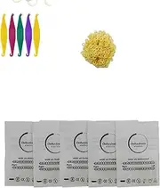 Dentojoy 500 Pcs Orthodontic Elastic Rubber Bands | Orthodontic/Dental Elastics for Braces in Multiple Sizes | Free Elastic Placer for Braces with each Pack (3/16" - 6 Oz)