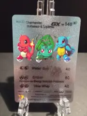 Orica Pokemon Charmander , Squirtle & Bulbasaur - Silver Holo