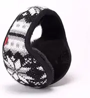 BIENKA Ear Muffs Men Winter Warm Earmuffs Male Winter Earmuffs Cover Winter Warm Ears Wide Range of Uses Earmuffs (Color : Black, Size : One Size)