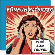 [Stuff4] 45th Birthday Card Funny Woman - Funny Years - Funny Happy Birthday Card for Mum Grandma Aunt Sister Girlfriend Colleague 145mm Rude Jokes Greeting Cards