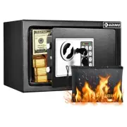 Fire Resistant Money Safe Box for Home with Fireproof Bag Cash Hidden, Security
