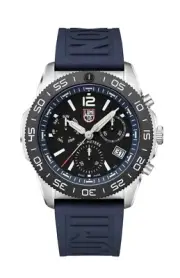 Luminox Pacific Diver XS.3143 Chrono 44mm Blue Rubber Steel Quartz Men's Watch