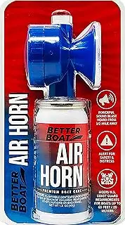 Marine Safety Air Horn, Very Loud Handheld Fog Horn, Mini Compressed Can 1.4oz for Boating and Walking Safety 1.4oz