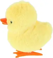Toyvian Wind-up Duckling Toy Vintage Moving Animal for Boys and Girls Interactive Plush Toy Duck for Toddlers Soft Safe Australian