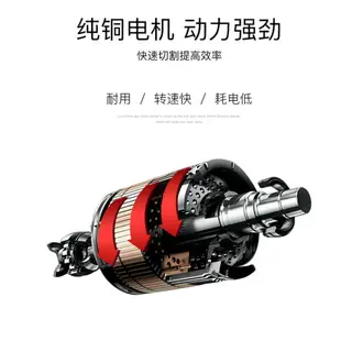 手持式電動修枝鋸小型迷你單手鋸充電式鋰電4寸6寸園林伐木電鏈鋸 嘻哈戶外專營店