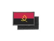 Flag patch printed badge country angola