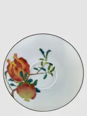 $72 Raynaud White Harmonia Floral Porecelain Tea Saucer