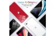 For Apple iPhone iPhone SE 2020 Transparent Hard Shel Slim Polycarbonate Case Cover (Clear)