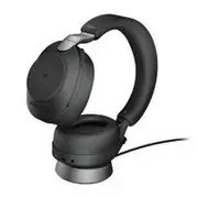 Jabra Evolve2 85 MS USB-C Stereo Bluetooth Headset w/ Charging Deskstand - Black 28599-999-889