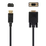 DisplayPort to VGA Cable, M/M, 1080P
