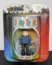 MiniMates 2002 Star Trek Mr. Spock 3.75" Action Figure #87450 Factory Sealed