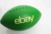 eBay Green Football Foam Rubber