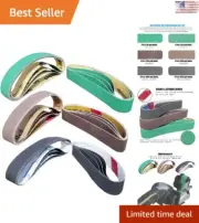 Knife Sharpener Sanding Belt Kit - 24 Pcs - Work Sharp Ken Onion Edition