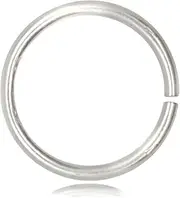 [The Jewellery Store London] Open Jump Rings, 5 Pcs Pack, Nickel-Free 925 Sterling Silver, 4mm Diameter, 0.9mm Thickness, Hypoallergenic - Sizes with : 4mm, 6mm, 8mm, 10mm