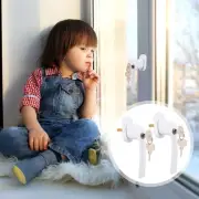 2 Sets Window Lock Bar Sliding Window Lock Inner Outer Window Handle