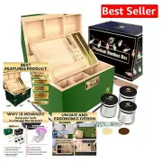 Versatile Eco-Friendly Bamboo Storage Box with Combination Lock for Home & Gifts