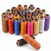 50M 1mm Durable Waxed Thread Leather Waxed Thread Cord for Hand Stitching DIY