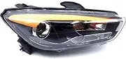 Front Bumper Headlight Headlamp Head Light Head Lamp Assembly Compatible With FAW Oley Besturn B30 2012 2013 2014(Right side)
