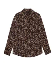 Anine Bing Long sleeved Leopard-Printed Shirt Black and brown leopard print