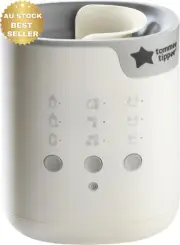 All-in-One Electric Baby Bottle & Food Warmer Auto Timer Fast Heating White