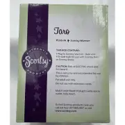 Scentsy Wall Plug in Warmer Taro grey white flowers brand new =