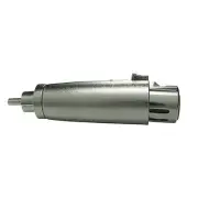 3pin XLR female to RCA male pro audio mixer PA adapter