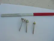 Diamond Sharpening File and mounted Diamond Wheels 4 piece set