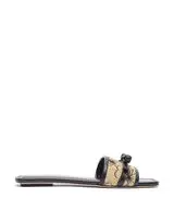 FELICITY SLIDE in BLACK/NATURAL/BLACK for Women