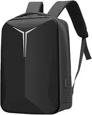 Bliss Gifts & Homewares Hard Shell Backpack I Large Capacity Laptop Bag with Reflective Strip External USB Charging Port I Waterproof Breathable Business Bags I for men women Student Travel