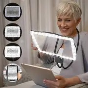 5X Hands Free Magnifying Glass with Light, Large Magnifying Glass for Reading...