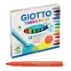 【義大利GIOTTO】可洗式兒童安全彩色筆(12色)