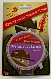 University Games 20 Questions Mystery People Places & Things Card Game In Tin