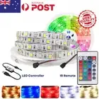 LED Strip Lights RGB Waterproof IP65 5050 5M 150 LED USB IR Remote Control 5V-DC