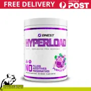 Onest Hyperload Pre workout Pump Strength Preworkout Energy Purple Blast 25 srv