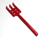 Lego - Minifigure Utensil - Red Pitchfork