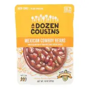 A Dozen Cousins - Ready to Eat Beans - Mexican Pinto - Case of 6 - 10 oz.