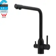 KYLINS Black 3 Ways Kitchen Mixer Tap Pure Water Sink Faucet 360 Swivel Spout