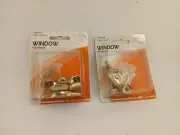 Lot of 2 Window Sash Lock Slide-Co 172414 x2 Brass