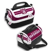 Manly Warringah Sea Eagles NRL Retro Design Insulated School Lunch Box dome Cooler BAG