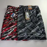 2 AND1 Offense Athletic Gym Shorts Men’s S Small Red Gray Black 8" Inseam
