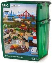 BRIO WORLD World Deluxe Set Ultimate Wooden Train Adventure 33766